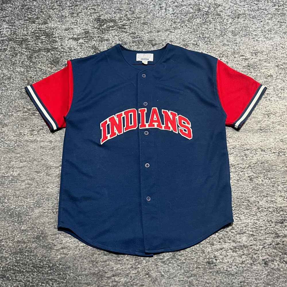 Vintage Cleveland Indians Kenny Lofton Starter Jersey Size‎ Medium 7 90s